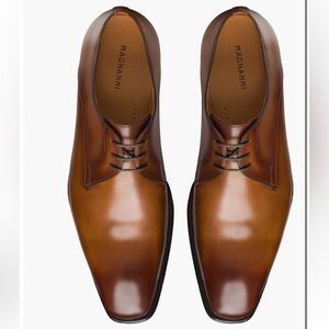 Magnanni  Monty Derby men size 9.5 
$435 /new 
Color: Tabaco